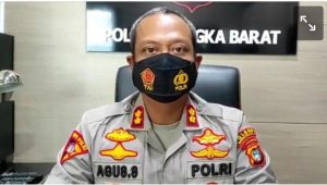 Polsek Jebus Polres Bangka Barat, Sigap Datangi TKP Laka Lantas Yang Melibatkan Dua Kendaraan Roda empat