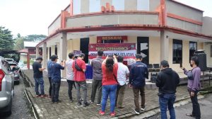 Polres Minsel, Press Conference Pengungkapan Kasus Pencurian Indomaret