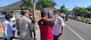 Polres Bangka, Laksanakan Giat Penyekatan PPKM Bersama Team Gabungan