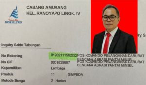 Pemkab Minsel buka Rekening Donasi Bencana, Agar tepat sasaran dan dapat dipertanggungjawabkan