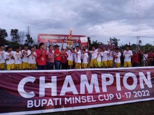 Spektakuler!! Bupati Minsel CUP U-17 Sukses Dihelat, PSLS Jawara, PSTU Runner Up