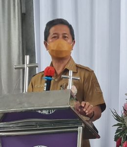 Wabub PYR hadiri Ibadah Syukur HUT Ke-1 GMIM Anugerah Poigar Dua