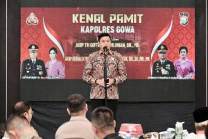 Bupati Gowa Hadiri Acara Kenal Pamit Kapolres Gowa