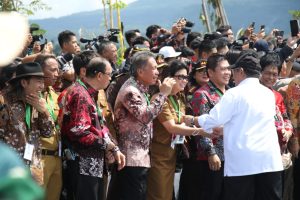 FDW – PYR Hadiri Peresmian Bendungan Kuwil Kawangkoan Minahasa Utara oleh Presiden Jokowi