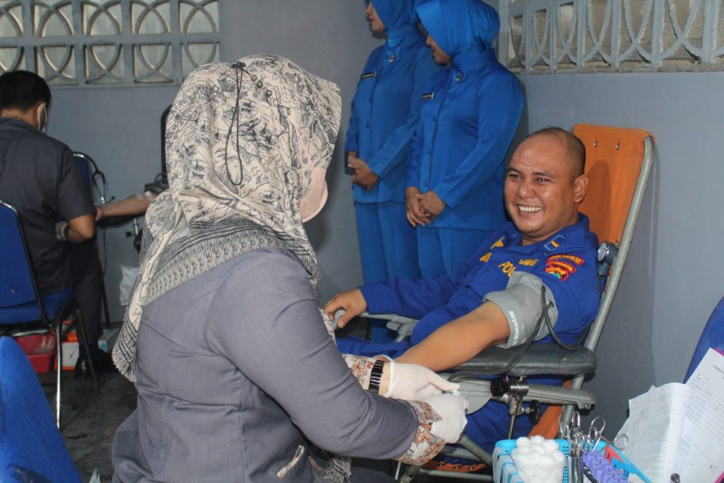 Lanal Bangka Belitung Gelar Donor Darah Peringati HUT Pomal ke-77