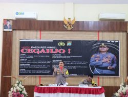 Kapolres Minsel Launching Program Kerja ‘CegahJo!’ dihadapan ratusan personel