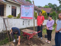 Pemdes Poopo Barat realisasikan DD Tahun Anggaran 2023 melalui Pembangunan dan Peningkatan Paving