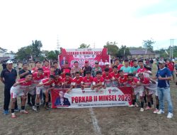 Gasak Tumpaan FC 2-1, Amurang FC Raih Medali Emas Cabor Sepak bola Porkab II Minsel