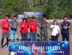 Pemdes Suluun Tiga Support Pelaksanaan Open Turnamen Karang Taruna Cup 2023