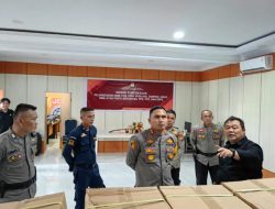 Kapolres Minsel kunjungi Kantor KPU dan tinjau Gudang KPU awal Tahun 2024