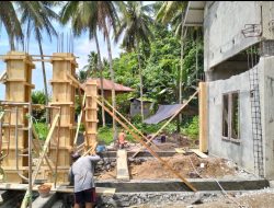 Pemdes Sapa Barat realisasikan DD T.A 2024 melalui Kegiatan Pembangunan Gedung Perpustakaan