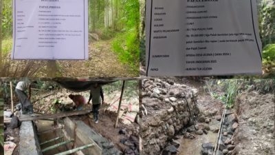 Pemdes Lelema realisasikan DD melalui Pembangunan jalan rabat beton dan Gorong-gorong