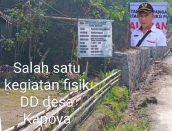 Diduga Tidak Realisasikan Dana Desa 2024 untuk Pembangunan Gorong-gorong, Pj.Hukum Tua Kapoya di laporkan Ke APH