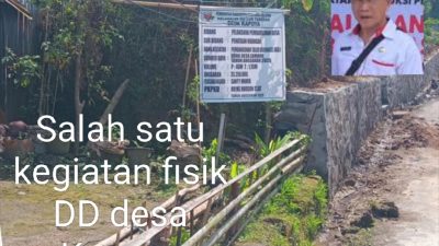 Diduga Tidak Realisasikan Dana Desa 2024 untuk Pembangunan Gorong-gorong, Pj.Hukum Tua Kapoya di laporkan Ke APH