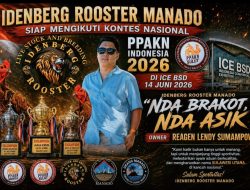 Idenberg Rooster Manado Siap Tampil di Kontes Nasional PPAKN Indonesia 2026 di ICE BSD