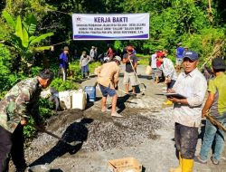 Salut ! PKB GMIM Syalom Suluun Empat Sukses Perbaiki Jalan Suluun-Lelema yang rusak