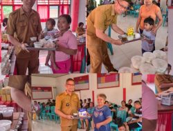 Ratusan Balita,Ibu hamil,Lansia dan Remaja serbu pelayanan kesehatan gratis kegiatan Posyandu Desa Lopana Satu